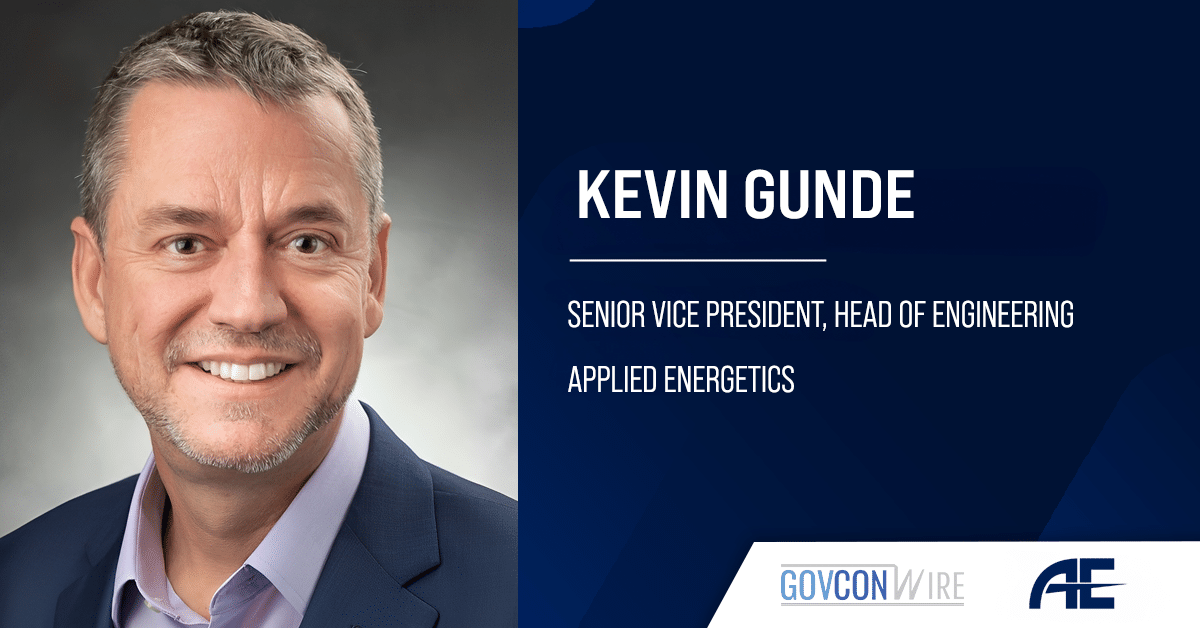 applied-energetics-names-kevin-gunde-as-senior-vice-president,-head-of-engineering