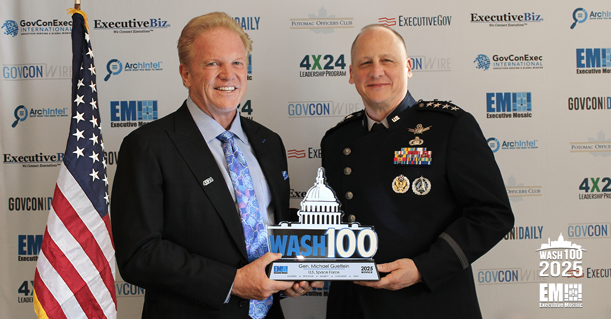 space-force-vice-chief-of-space-operations-michael-guetlein-receives-2025-wash100-award