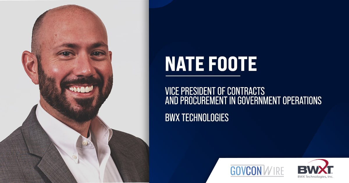 nate-foote-named-bwxt-contracts-&-procurement-vp