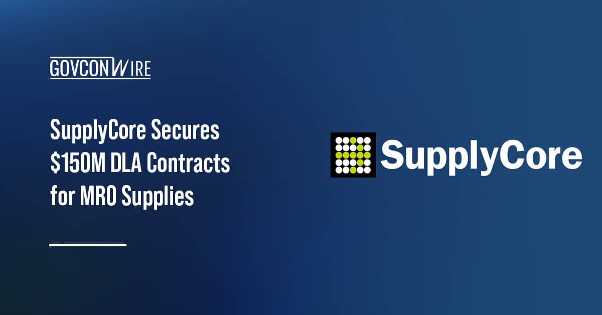 supplycore-secures-$150m-dla-contracts-for-mro-supplies