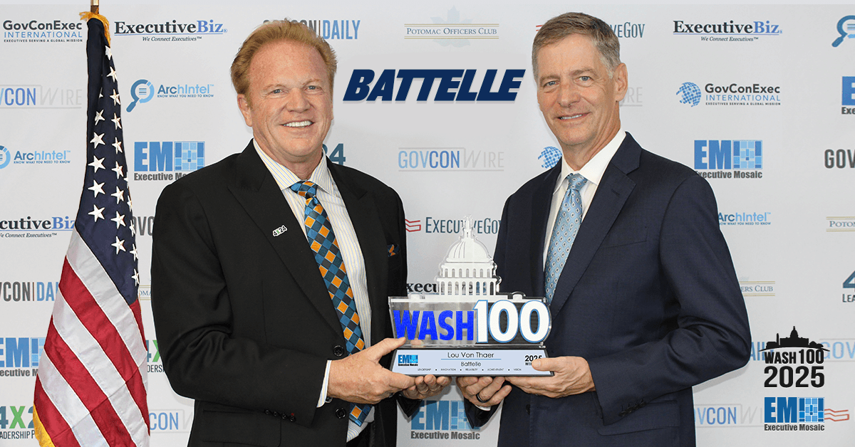 battelle-ceo-lou-von-thaer-accepts-10th-wash100-award