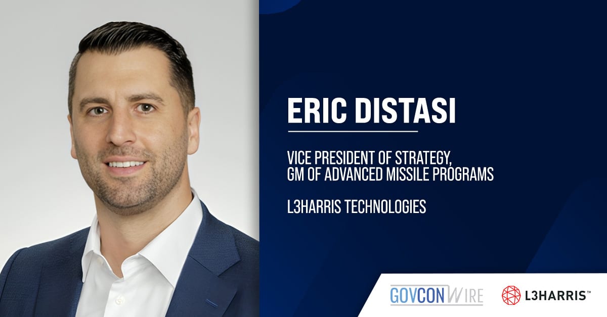 l3harris-names-eric-distasi-as-vp-of-strategy,-gm-of-advanced-missile-programs