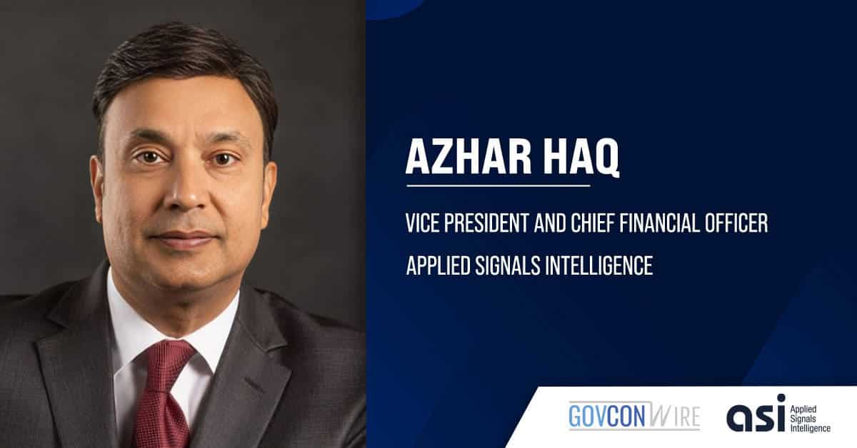 applied-signals-intelligence-appoints-azhar-haq-as-vp,-cfo