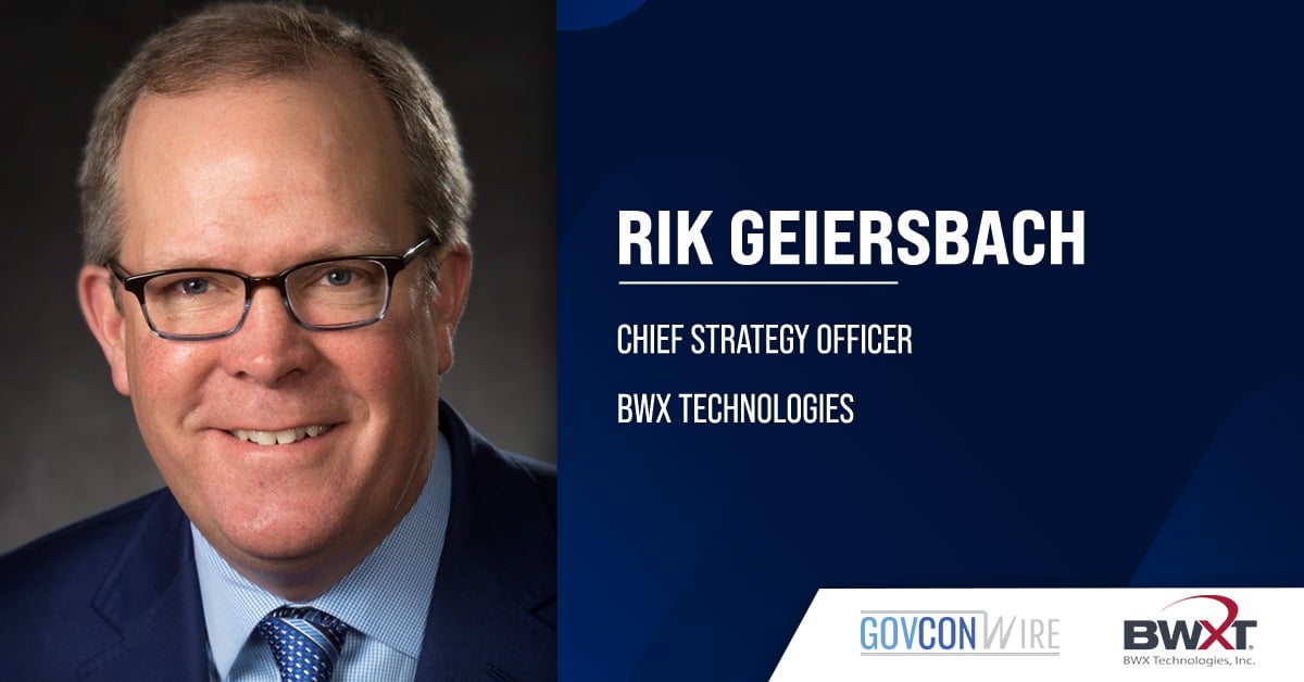former-boeing-executive-rik-geiersbach-joins-bwxt-as-chief-strategy-officer