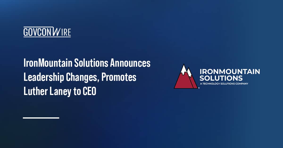 ironmountain-solutions-announces-leadership-changes,-promotes-luther-laney-to-ceo
