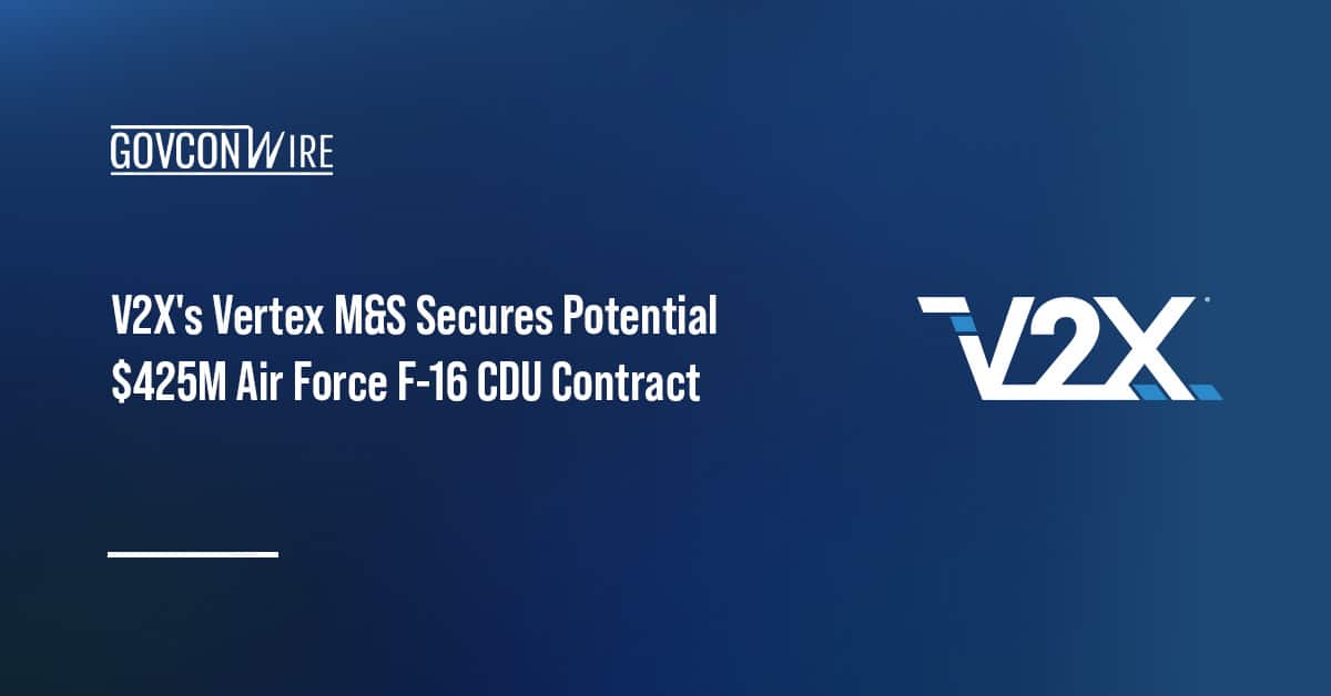 v2x’s-vertex-m&s-secures-potential-$425m-air-force-f-16-cdu-contract